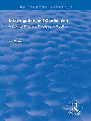 cover image of Interrogation and Confession
